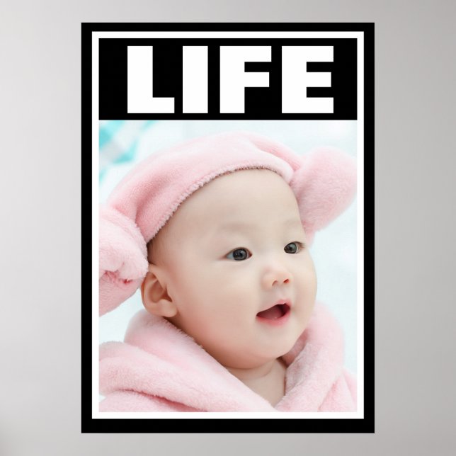 PRO-LIFE SMILING BABY GIRL INFANT LIFE POSTER (Front)