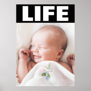 PRO-LIFE SMILING BABY RIGHT TO LIFE POSTER