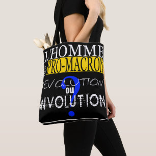 PRO-M-A-C-R-O-N Evolution ou involution TB2 Tote Bag