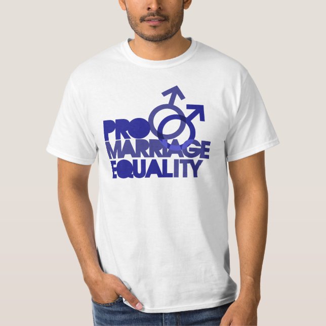 Pro Marriage Equality T-Shirt (Front)