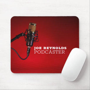 Pro Microphone, Podcaster, Podcast Mouse Pad