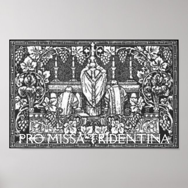 PRO MISSA TRIDENTINA POSTER (Front)
