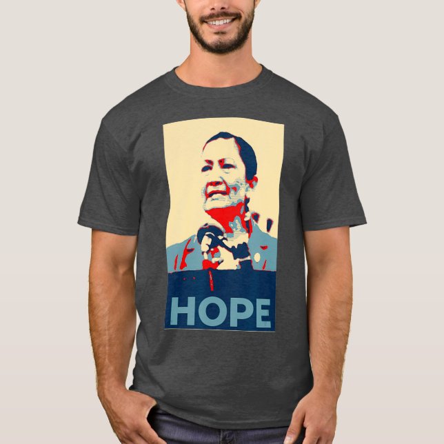 Pro Native American Deb Haaland Hope T-Shirt (Front)
