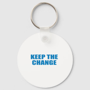 Pro-Obama - KEEP THE CHANGE Key Ring
