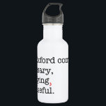 Pro-Oxford Comma 532 Ml Water Bottle<br><div class="desc">Flaunt your opinion of the Oxford comma: It’s necessary,  clarifying,  and useful.</div>
