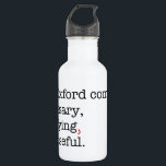 Pro-Oxford Comma 532 Ml Water Bottle<br><div class="desc">Flaunt your opinion of the Oxford comma: It’s necessary,  clarifying,  and useful.</div>