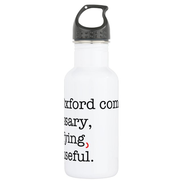 Pro-Oxford Comma 532 Ml Water Bottle (Front)