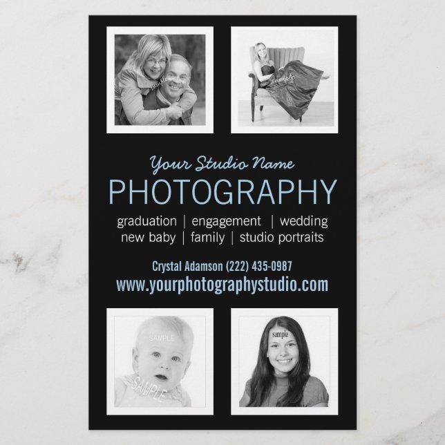 Pro Photographer Business Handout (Front)