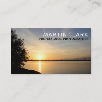Pro photographer sunset business card