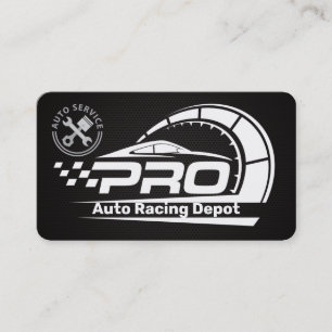 Pro Racing Auto Parts Services Technician Business Card