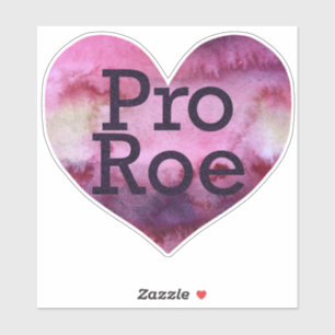 Pro Roe Purple Watercolor Heart