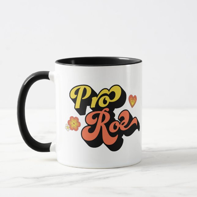 Pro Roe Retro Mug (Left)