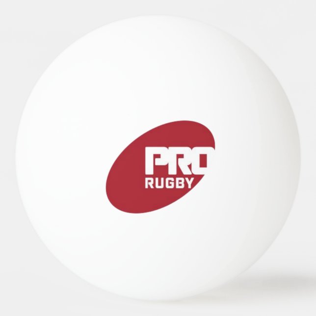 Pro Rugby League  Ping Pong Ball (Front)