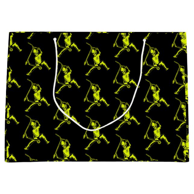 Pro Scooter Free Rider Tricks Large Gift Bag (Front)