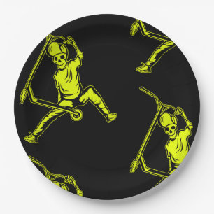 Pro Scooter Free Rider Tricks Paper Plate