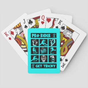 Pro Scooter Free Rider Tricks Playing Cards