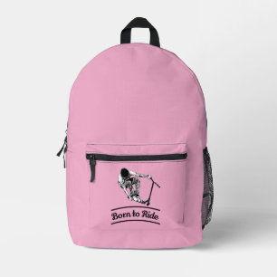 Pro Scooter Free Rider Tricks T-Shirt Printed Backpack