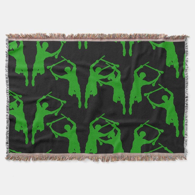 Pro Scooter Free Rider Tricks Throw Blanket (Front)