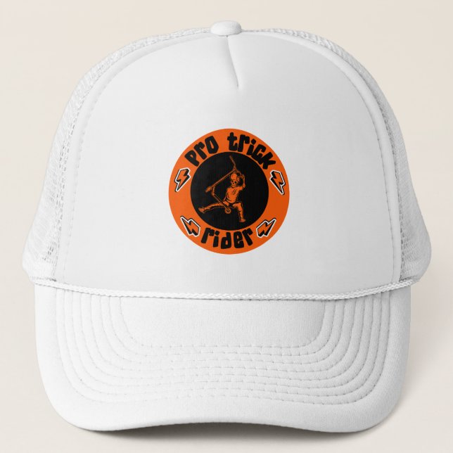 Pro Scooter Free Rider Tricks Trucker Hat (Front)