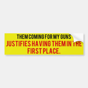 Pro-Second Amendment Bumper Sticker