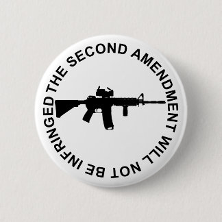 Pro Second Amendment Freedom Merchandise 6 Cm Round Badge