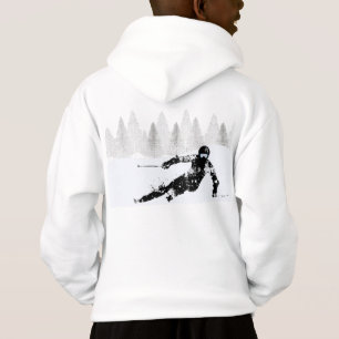 Pro Skier, Ski Snowboard  Hoodie