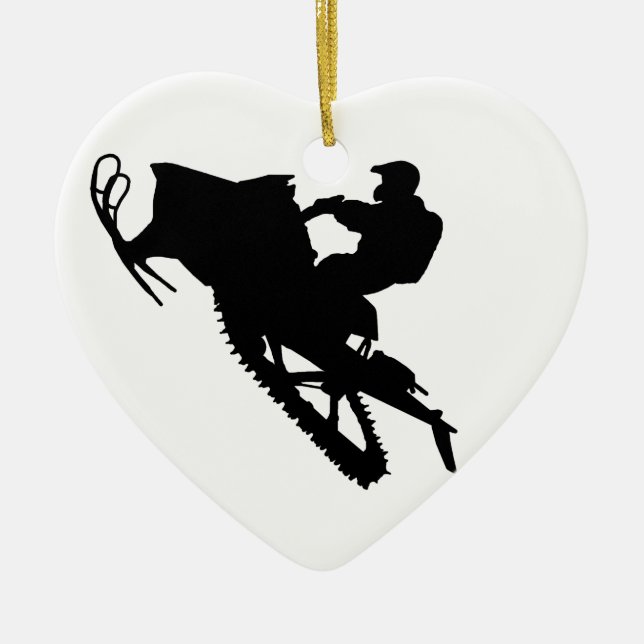 PRO Sled Ceramic Ornament (Front)