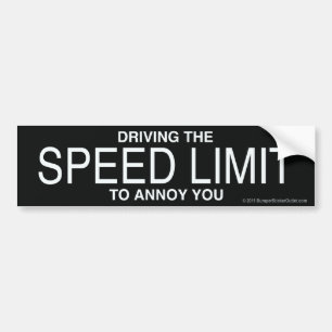 Pro-Speed Limit sticker
