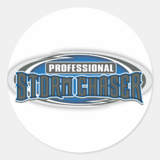 Pro Storm Chaser Classic Round Sticker