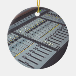 Pro Studio Music Studio Console Music Audio Studio Ceramic Ornament