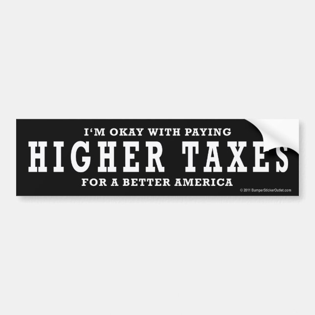 Pro Tax bumper sticker (Front)