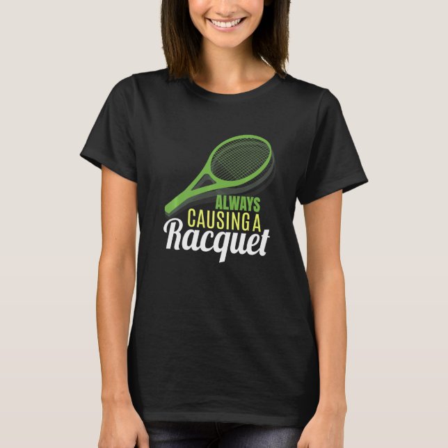 Pro Tennis Player Tennis Ball Team Gear Accessorie T-Shirt (Front)