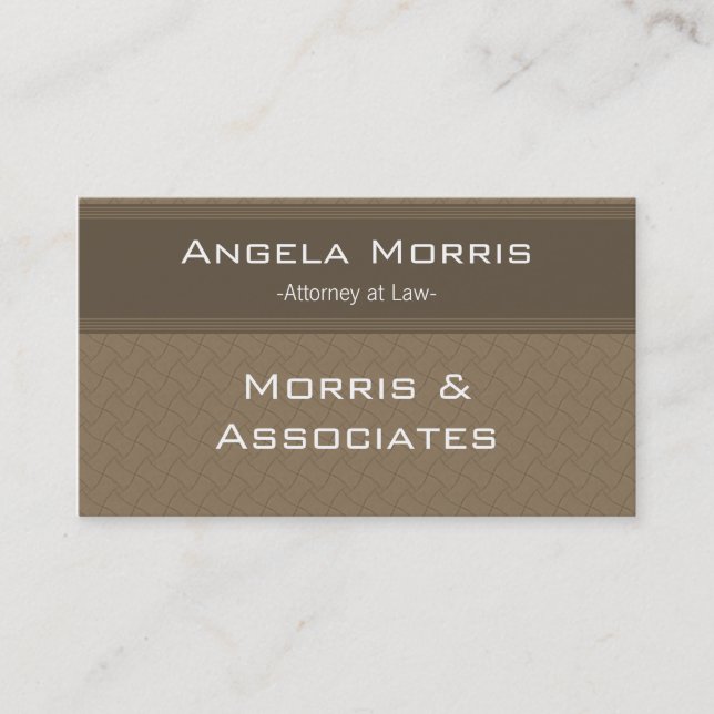 Pro Textures Business Card, Mocha Card (Front)