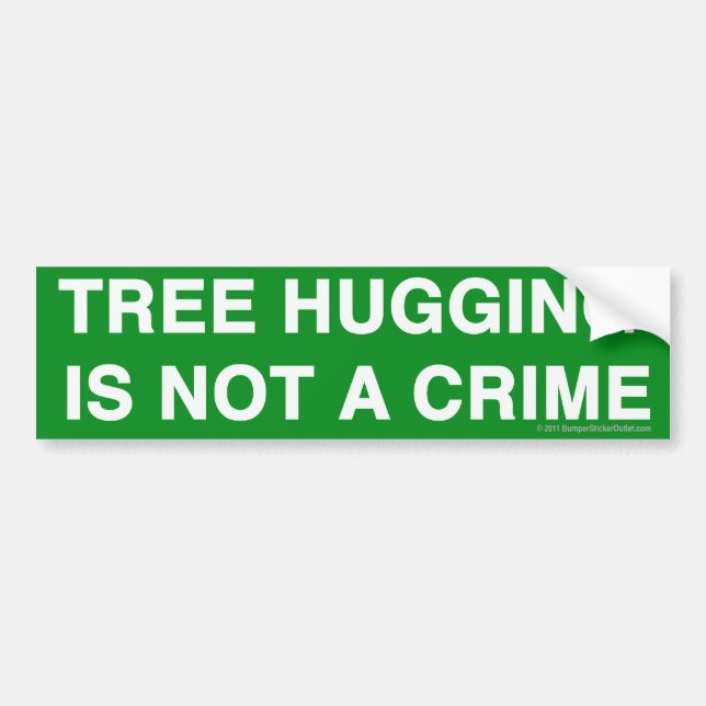 Pro-Treehugging sticker (Front)