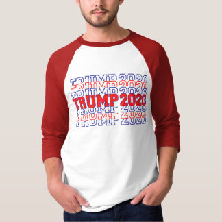 Pro Trump 2020 Election Typography T-Shirt