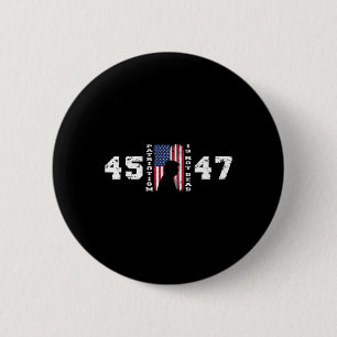 Pro Trump 45 47 Patriotism Is Not Dead Vintage Fla 6 Cm Round Badge