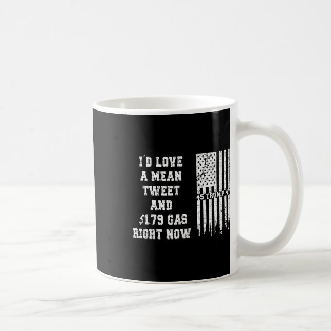 Pro Trump Fathers Day Gas Prices Mean Tweets July  Coffee Mug (Right)