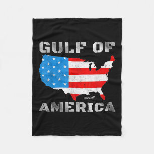 Pro-trump Gulf America Official Patriotic Of Usa M Fleece Blanket