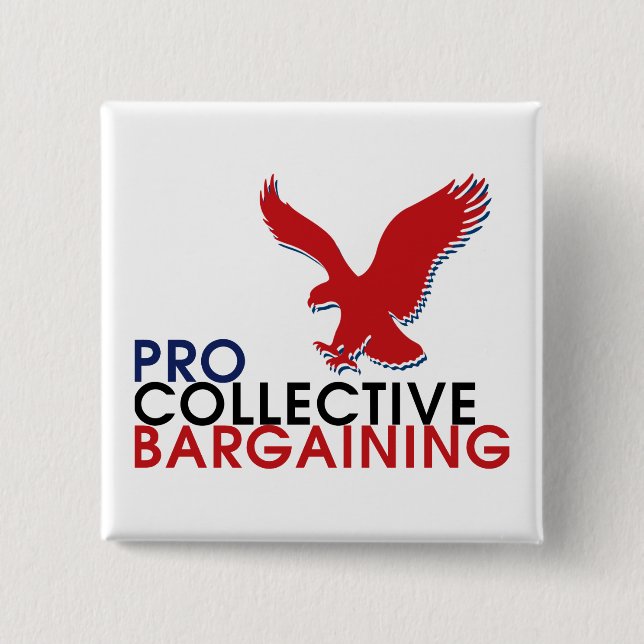 Pro Union Collection 15 Cm Square Badge (Front)