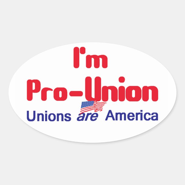 Pro Union Sticker (Front)