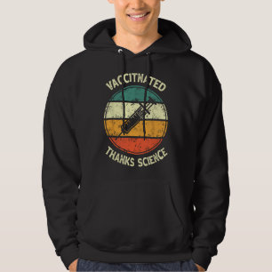 Pro Vaccination I'm Vaccinated , Vintage Thanks Sc Hoodie