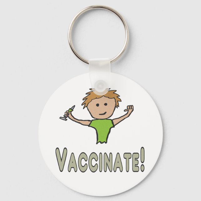 Pro Vax Vaccine Key Ring (Front)