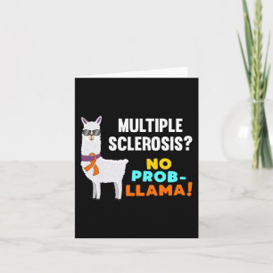 Prob-llama Multiple Sclerosis Warrior Survivor Awa Card