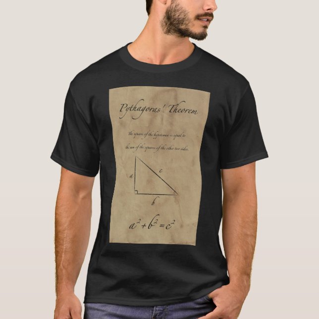 Probability And Statistics Symbols T-Shirt (Front)