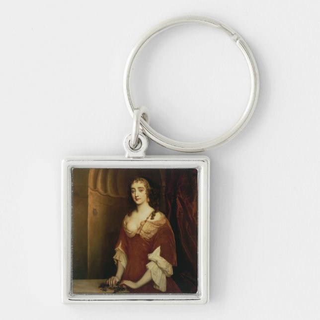 Probable portrait of Nell Gwynne (1650-87), mistre Key Ring (Front)