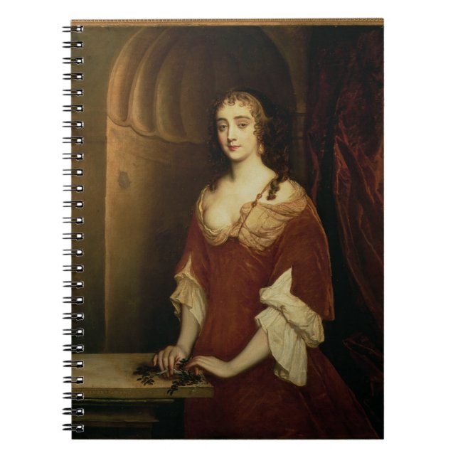 Probable portrait of Nell Gwynne (1650-87), mistre Notebook (Front)