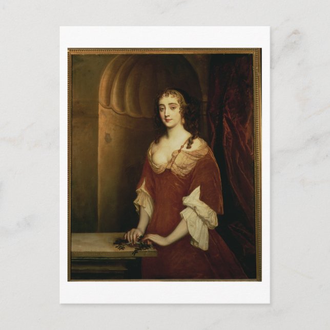 Probable portrait of Nell Gwynne (1650-87), mistre Postcard (Front)