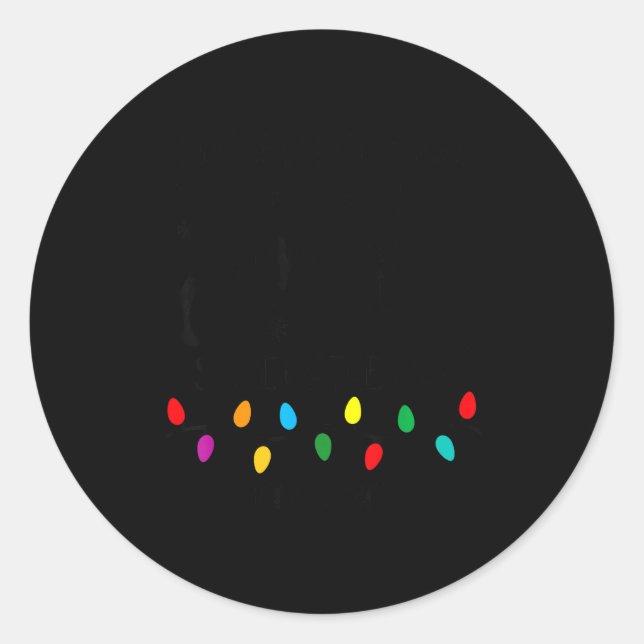 Probably Just Gonna Jingle Some Of The Way Im Tire Classic Round Sticker (Front)