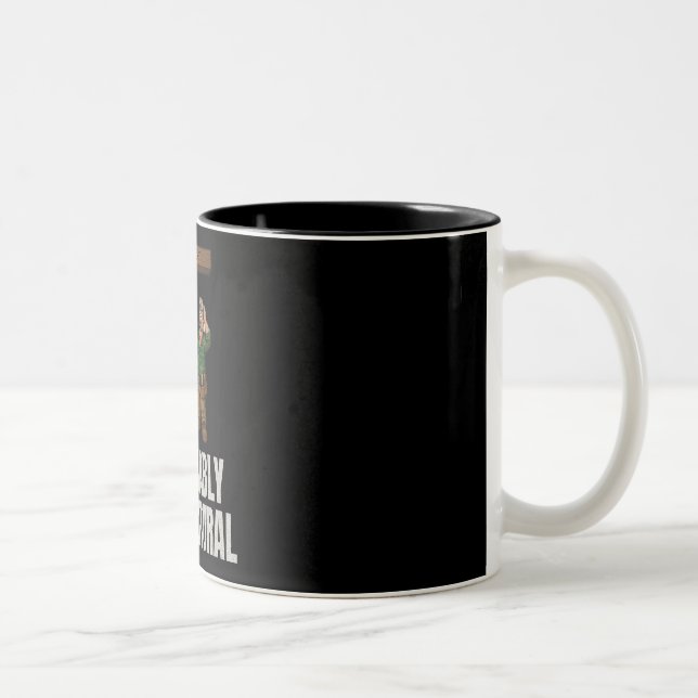 Probably Structural Funny Contractor Black Mug (Right)