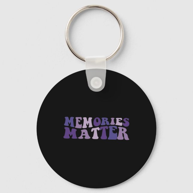 Problem Heimer Brain Awareness Support  Key Ring (Front)